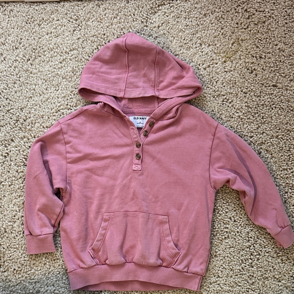 Old Navy Dusty Rose Pullover Hoodie